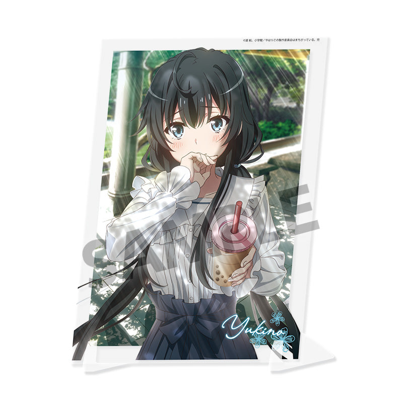 やはり俺の青春ラブコメはまちがっている。完 ビジュアルアクリルプレート 雪ノ下雪乃 公園デートVer.【予約商品】