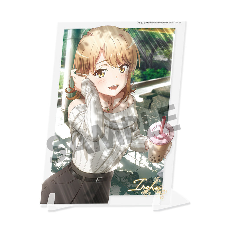 やはり俺の青春ラブコメはまちがっている。完 ビジュアルアクリルプレート 一色いろは 公園デートVer.【予約商品】