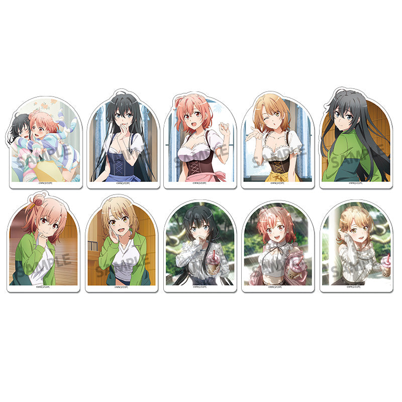 【Box/10】やはり俺の青春ラブコメはまちがっている。シリーズ トレーディングダイカットステッカー Vol.5【予約商品】
