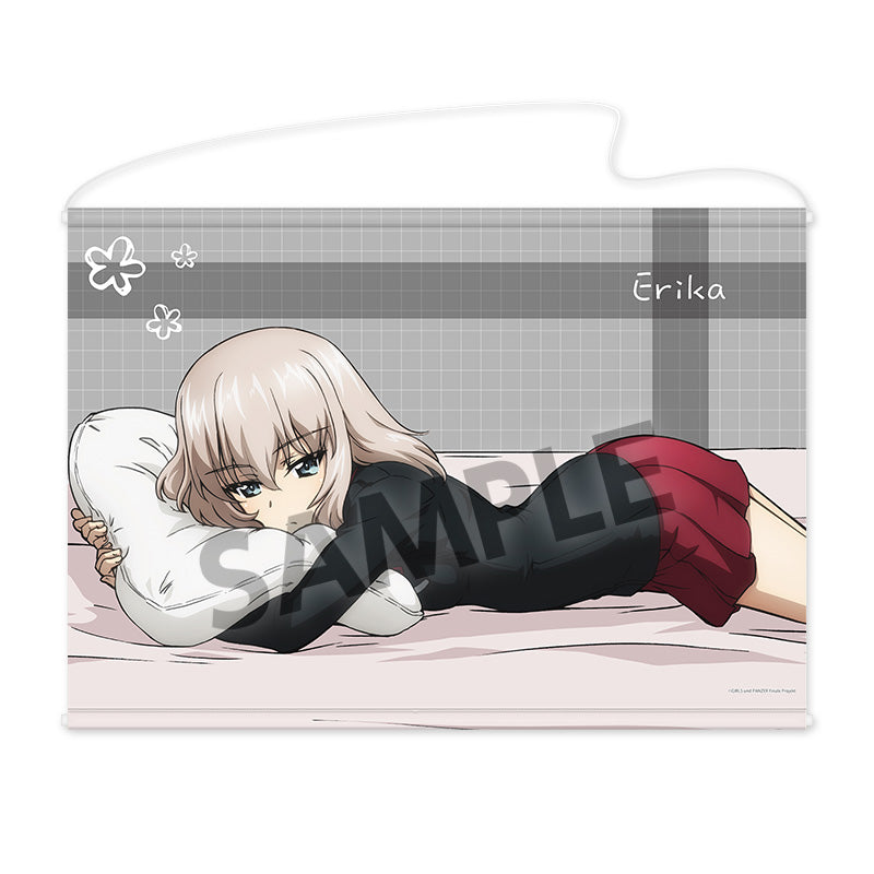 ガールズ&パンツァー 最終章 B2タペストリー 逸見エリカ 添い寝A Ver.【予約商品】