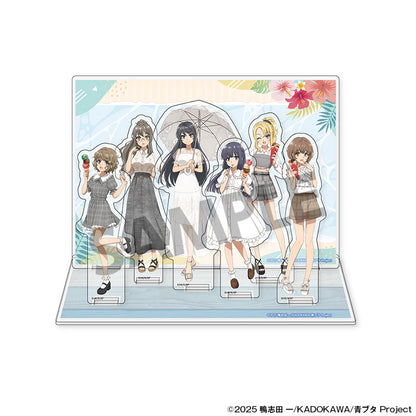 青春ブタ野郎シリーズ 背景付き描き下ろしアクリルスタンド バカンスVer.【予約商品】