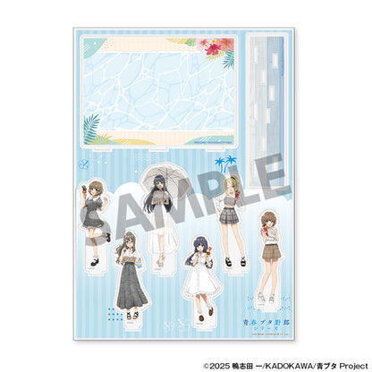 青春ブタ野郎シリーズ 背景付き描き下ろしアクリルスタンド バカンスVer.【予約商品】