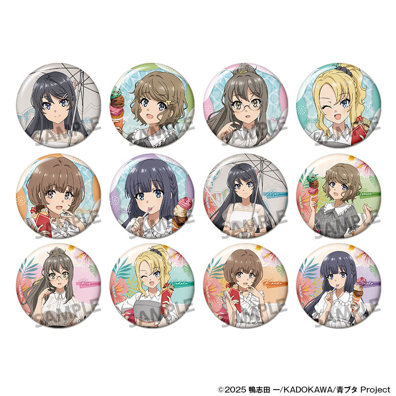 【Box/12】青春ブタ野郎シリーズ 描き下ろしトレーディング缶バッジ バカンスVer.【予約商品】