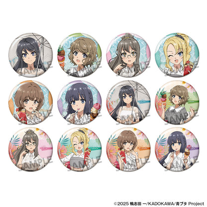 【Box/12】青春ブタ野郎シリーズ 描き下ろしトレーディング缶バッジ バカンスVer.【予約商品】