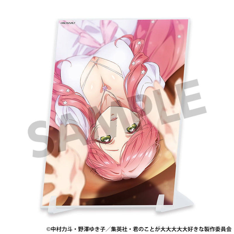 君のことが大大大大大好きな100人の彼女 A6ビジュアルアクリルプレート 花園羽々里【予約商品】
