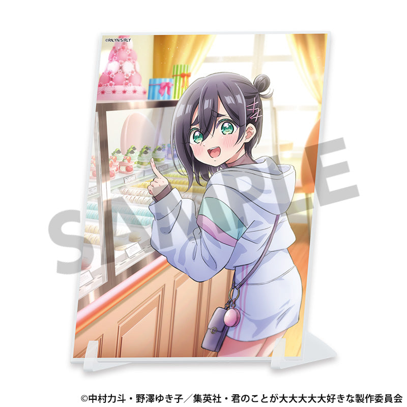 君のことが大大大大大好きな100人の彼女 A6ビジュアルアクリルプレート 原賀胡桃【予約商品】