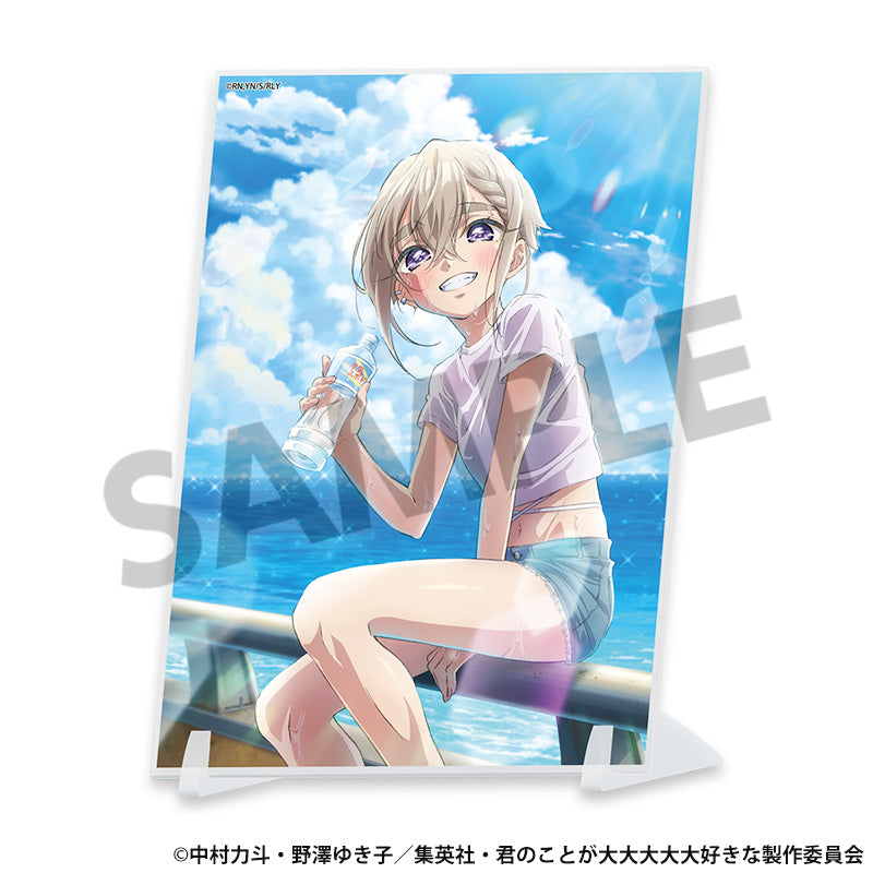 君のことが大大大大大好きな100人の彼女 A6ビジュアルアクリルプレート 須藤育【予約商品】