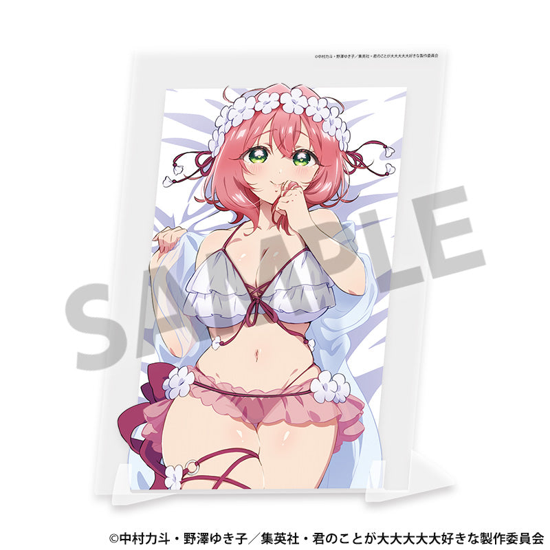 君のことが大大大大大好きな100人の彼女 描き下ろしビジュアルアクリルプレート 花園羽香里 A【予約商品】