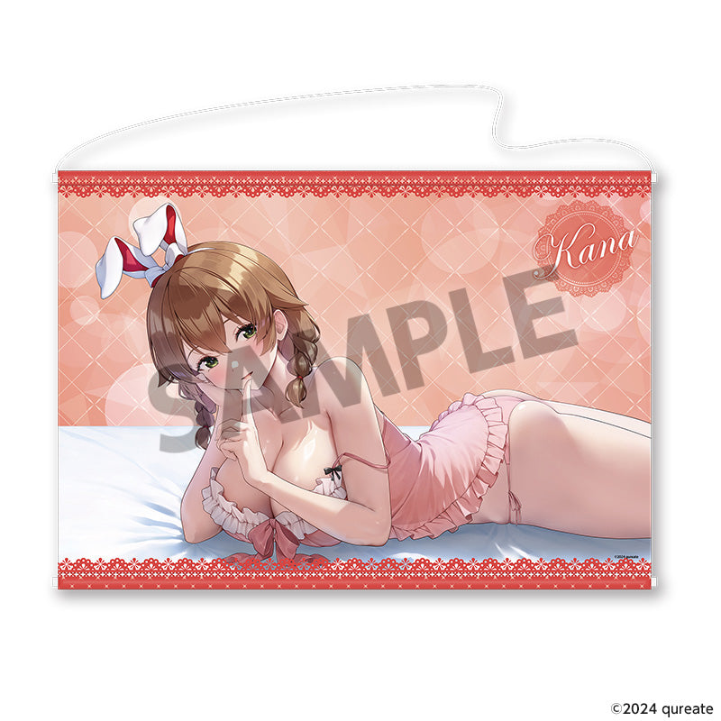 バニーガーデン 描き下ろしB2タペストリー 花奈 添い寝B Ver.【予約商品】