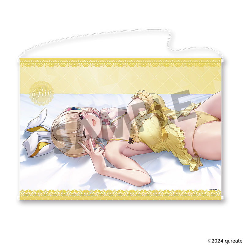 バニーガーデン 描き下ろしB2タペストリー 凜 添い寝A Ver.【予約商品】