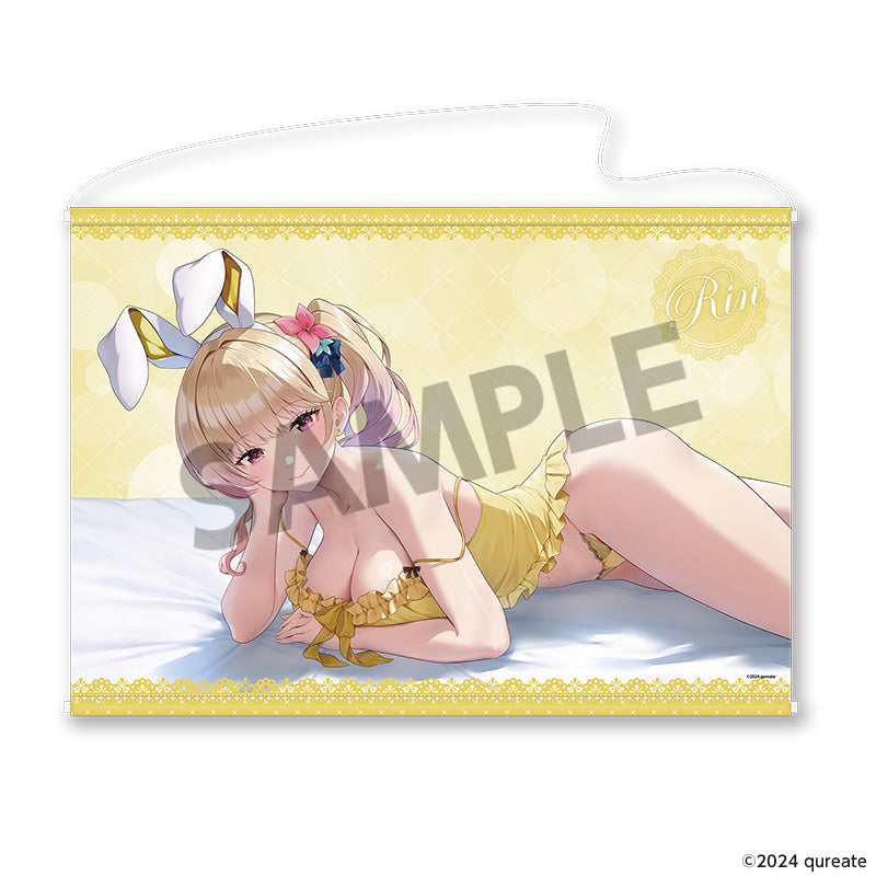 バニーガーデン 描き下ろしB2タペストリー 凜 添い寝B Ver.【予約商品】