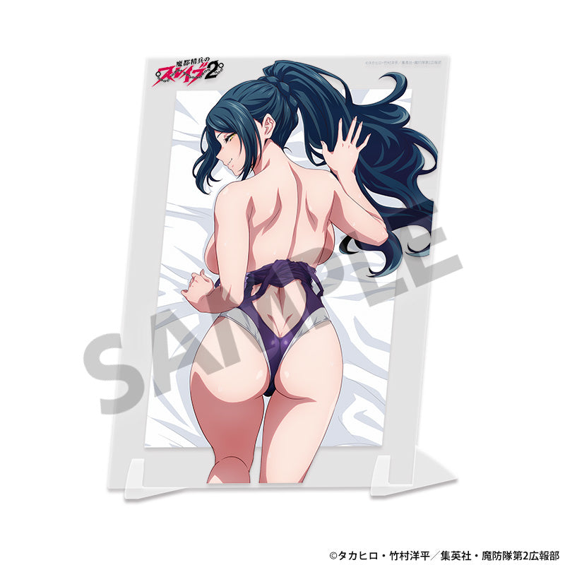 魔都精兵のスレイブ2 描き下ろしビジュアルアクリルプレート 東風舞希 競泳水着Ver. B【予約商品】