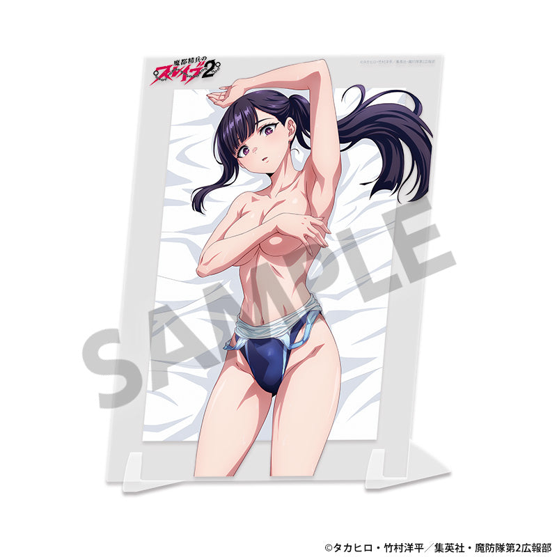魔都精兵のスレイブ2 描き下ろしビジュアルアクリルプレート 山城恋 競泳水着Ver. B【予約商品】