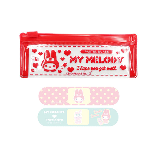 サンリオキャラクターズ パステルナース シール入りポーチ マイメロディ 8203-234【お取り寄せ商品】