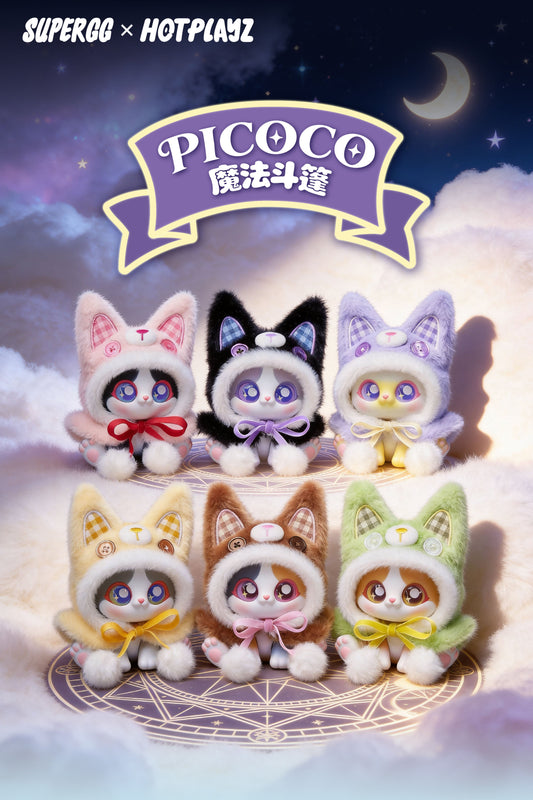 【Box/6】PICOCO ケープをかぶった猫シリーズ VOL.2 トレーディングプラッシュ【予約商品】