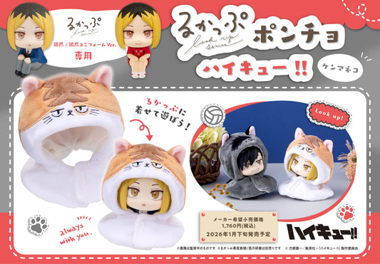 るかっぷ ポンチョ ハイキュー!! ケンマネコ【予約商品】