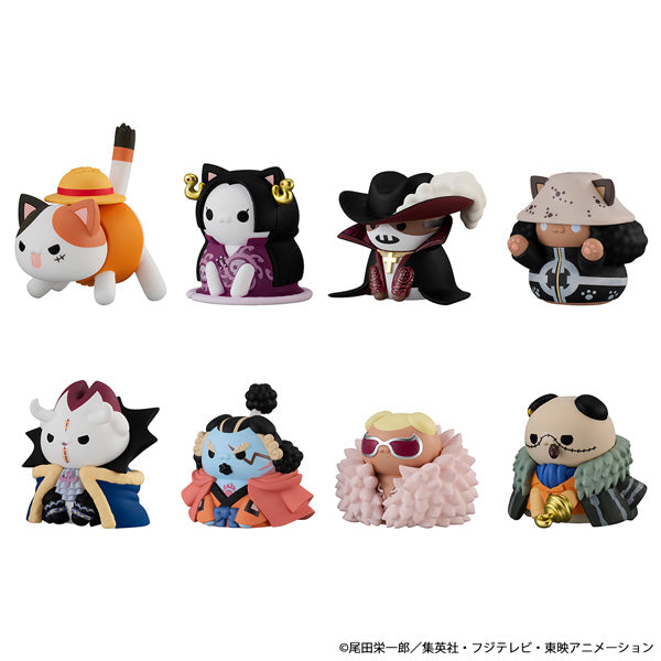 【Box/8】MEGA CAT PROJECT ワンピース ニャンピースニャーン! ルフィと王下七武海【予約商品】