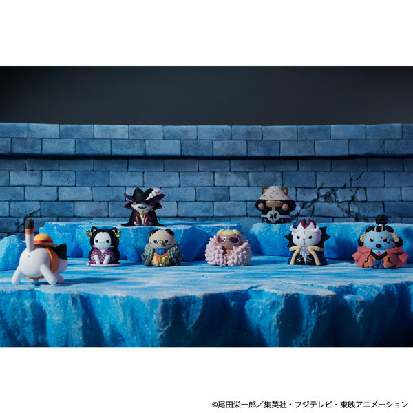 【Box/8】MEGA CAT PROJECT ワンピース ニャンピースニャーン! ルフィと王下七武海【予約商品】