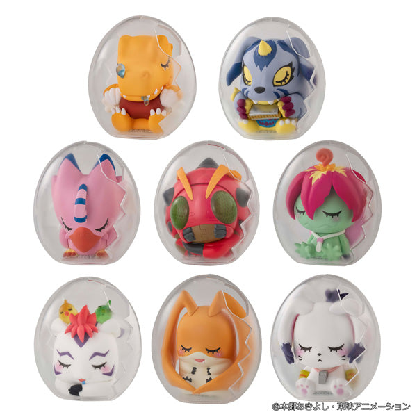 【Box/8】MEGA EGG FIGURE デジモンアドベンチャー おやすみデジコレ!【予約商品】
