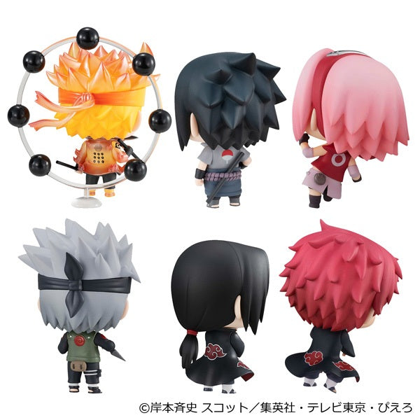 【ナルト】ちみメガ　6点セット Box/6】ちみメガシリーズ NARUTO-ナルト- 疾風伝 マスコット