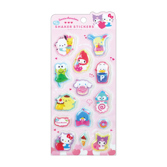 サンリオキャラクターズ ぷにぷにシェイカーシール みんなのお気に入り【予約商品】