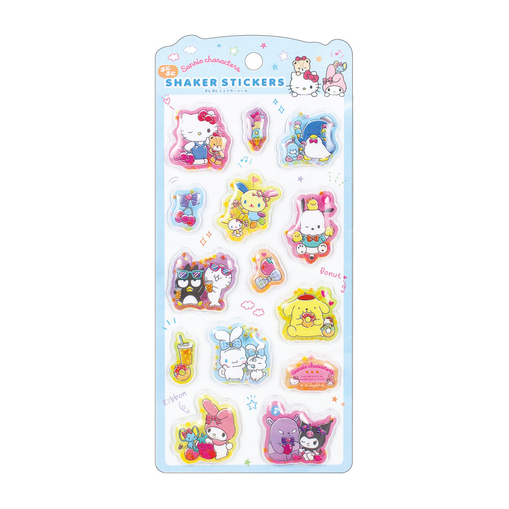 サンリオキャラクターズ ぷにぷにシェイカーシール おそろいスタイル【予約商品】