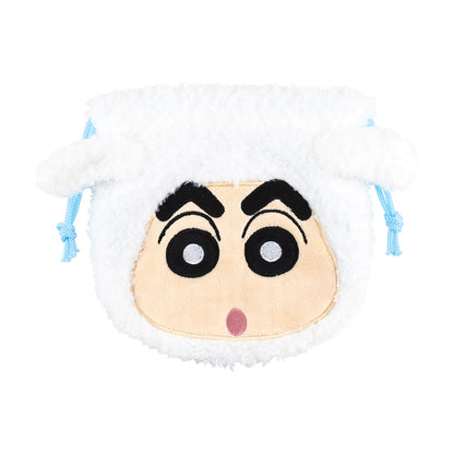 クレヨンしんちゃん ぬいぐるみ巾着 シロしんちゃん【予約商品】