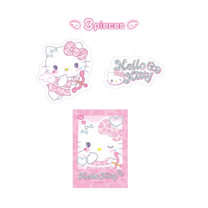 サンリオキャラクターズ クリアホログラムステッカーセット ハローキティ/まっしろ天使【予約商品】