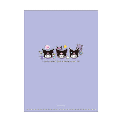 サンリオキャラクターズ 5インデックスクリアファイル ペタペタステッカーズ2/クロミ【予約商品】