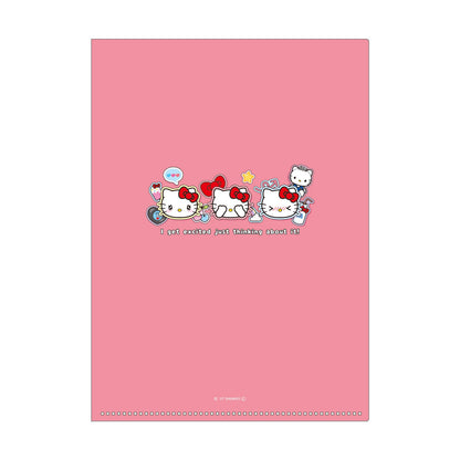 サンリオキャラクターズ 5インデックスクリアファイル ペタペタステッカーズ2/ハローキティ【予約商品】