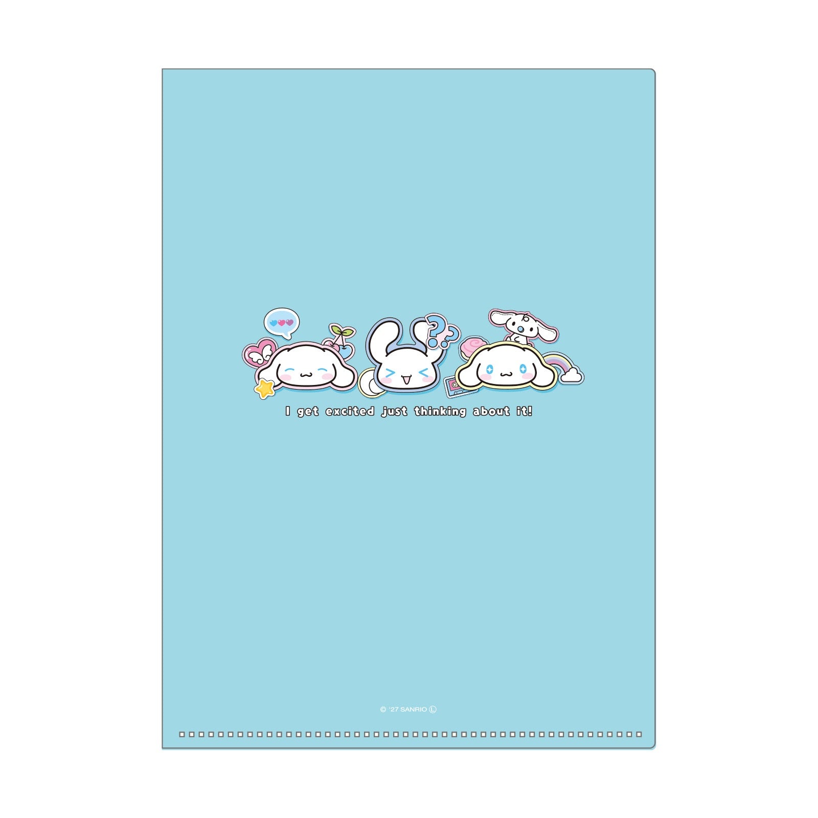 サンリオキャラクターズ 5インデックスクリアファイル ペタペタ