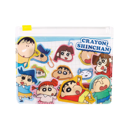 クレヨンしんちゃん スライダーポーチ入りキラキラマシュマロシール コラージュ/ペタペタ【予約商品】