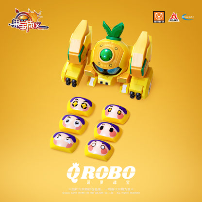 YI LI CHUANG WAN Fruity ROBO(フルーティーロボ) QROBO Pineapple Slasher(パイナップル・スラッシャー) プラスチックモデルキット【予約商品】