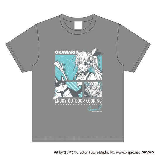 初音ミク OUTDOOR COOKING OKAWARI!! Tシャツ XL【予約商品】