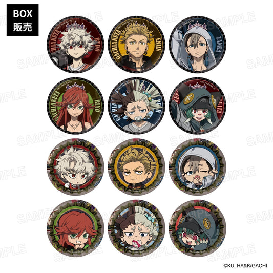 【Box/12】ガチアクタ トレーディング 缶バッジ Sport Mix Ver.【予約商品】