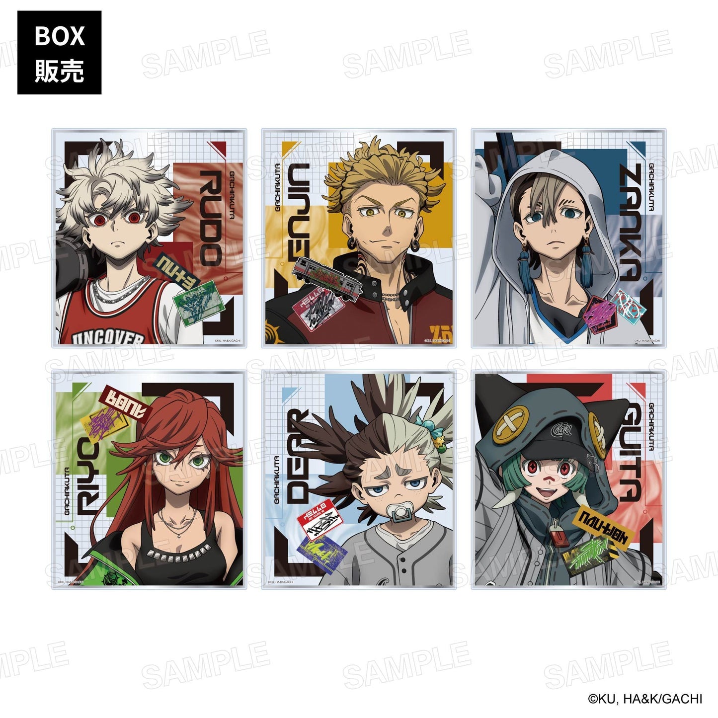 【Box/6】ガチアクタ トレーディング クリアミニ色紙 Sport Mix Ver.【予約商品】