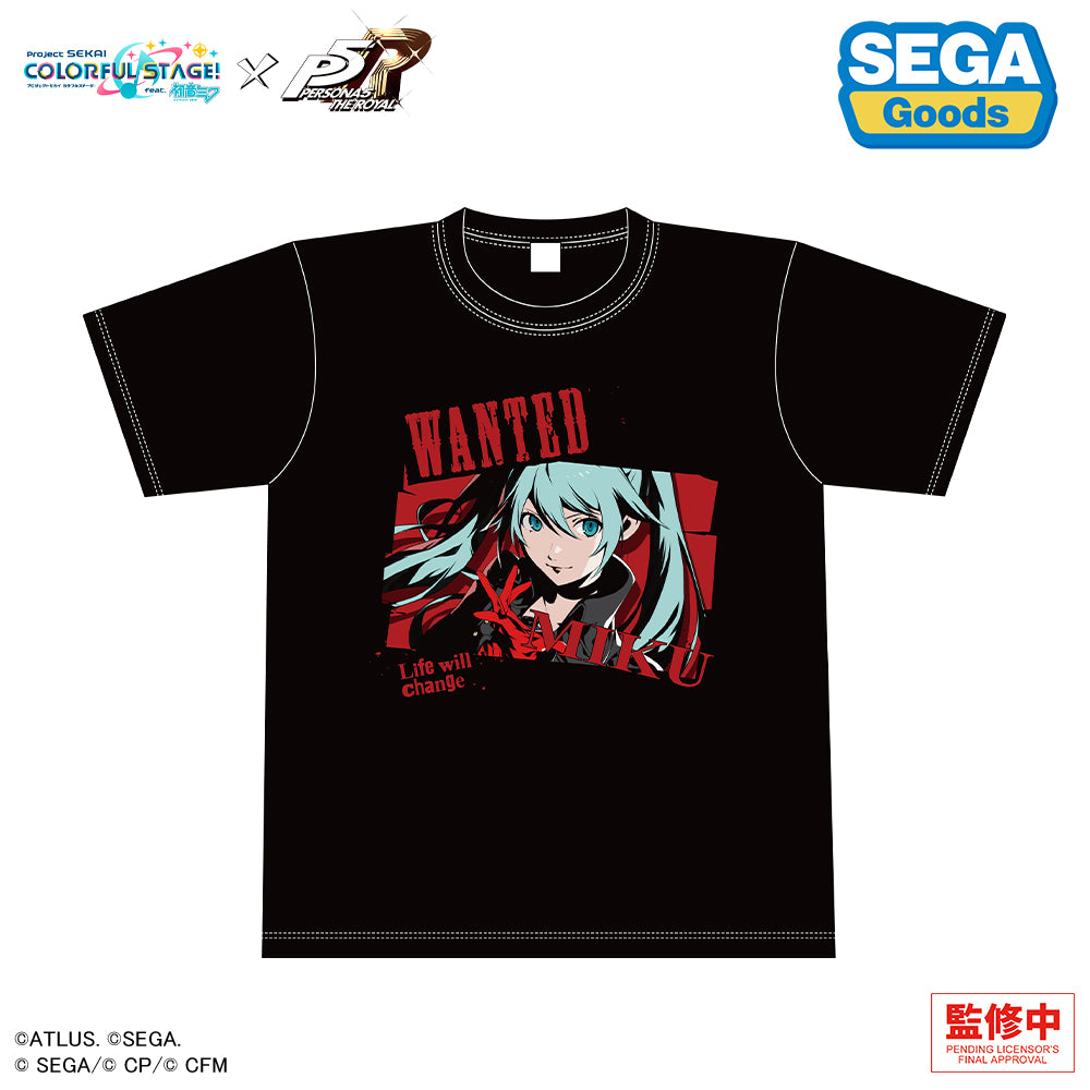 プロジェクトセカイ カラフルステージ! feat. 初音ミク×ペルソナ5 ザ・ロイヤル グラフィックTシャツ 初音ミク【予約商品 ...