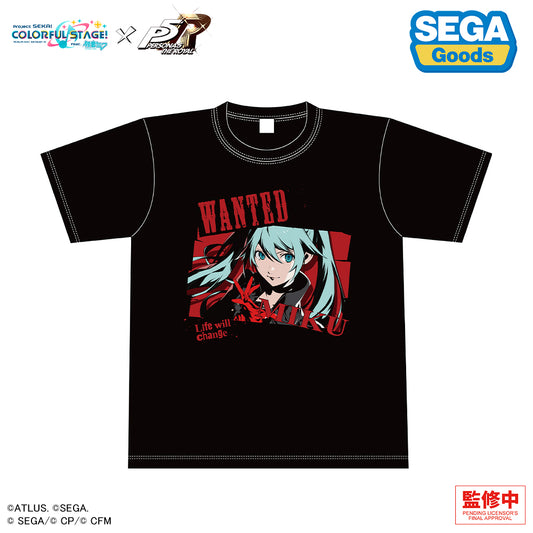 プロジェクトセカイ カラフルステージ! feat. 初音ミク×ペルソナ5 ザ・ロイヤル グラフィックTシャツ 初音ミク【予約商品】