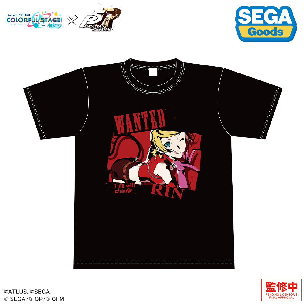 プロジェクトセカイ カラフルステージ! feat. 初音ミク×ペルソナ5 ザ・ロイヤル グラフィックTシャツ 鏡音リン【予約商品 ...