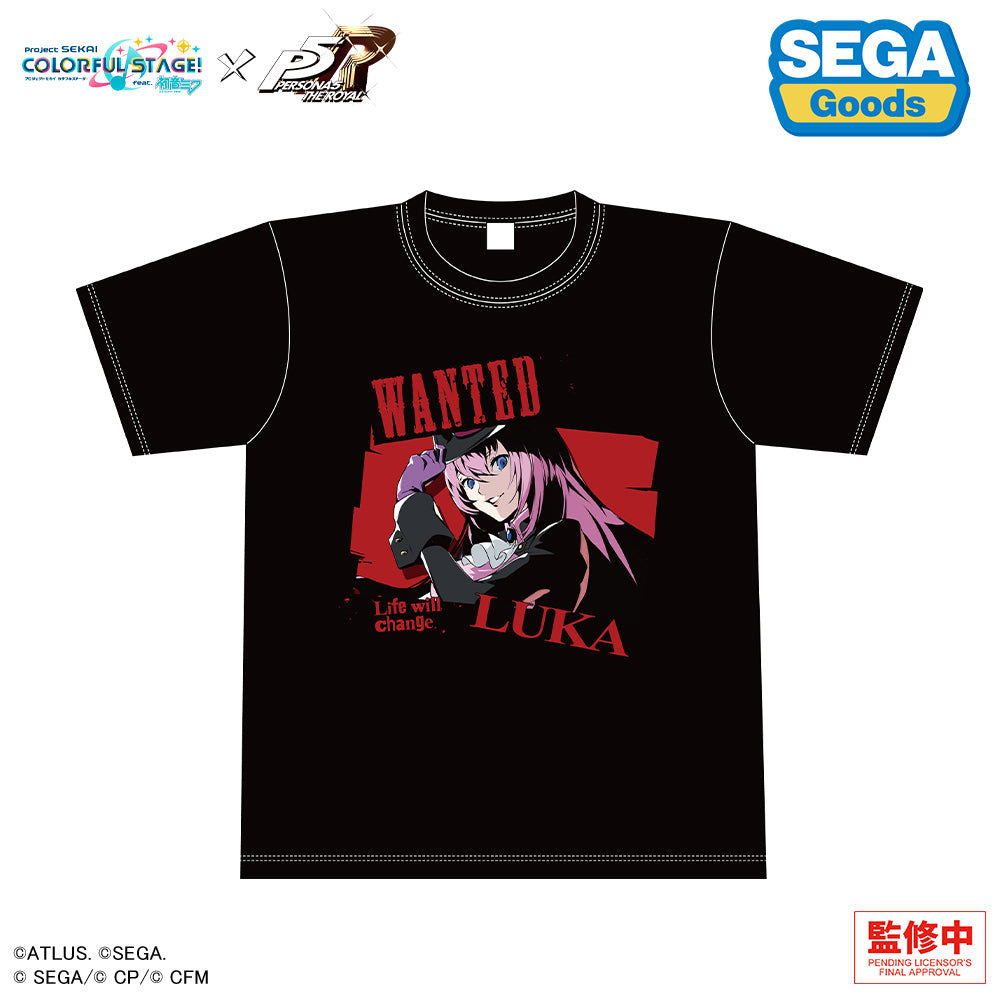 プロジェクトセカイ カラフルステージ! feat. 初音ミク×ペルソナ5 ザ・ロイヤル グラフィックTシャツ 巡音ルカ【予約商品 ...