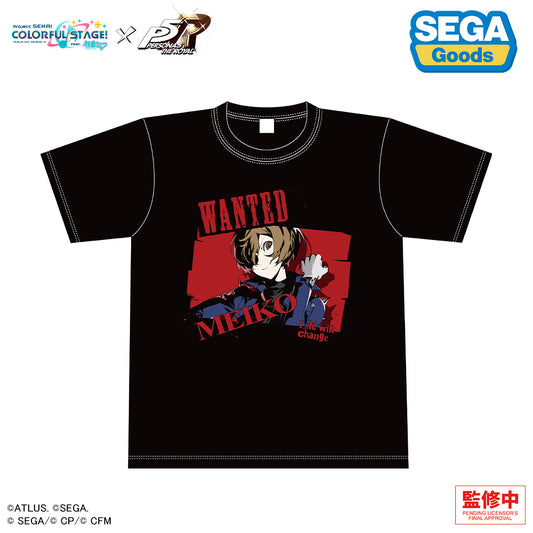 プロジェクトセカイ カラフルステージ! feat. 初音ミク×ペルソナ5 ザ・ロイヤル グラフィックTシャツ MEIKO【予約商品】