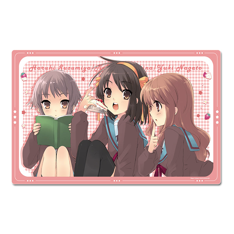 涼宮ハルヒシリーズ デスクマット ハルヒ&みくる&有希【予約商品】