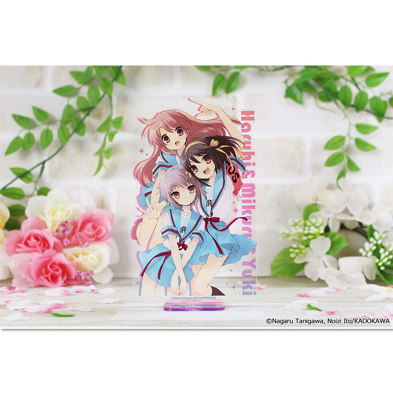 涼宮ハルヒシリーズ アクリルスタンド ハルヒ&みくる&有希【予約商品】