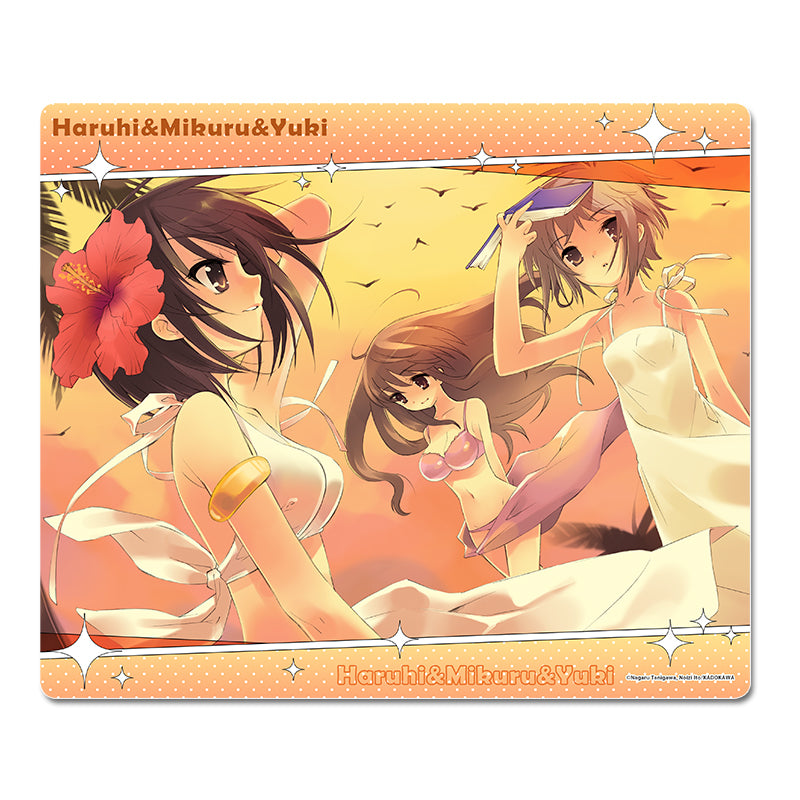 涼宮ハルヒシリーズ マウスパッド ハルヒ&みくる&有希【予約商品】