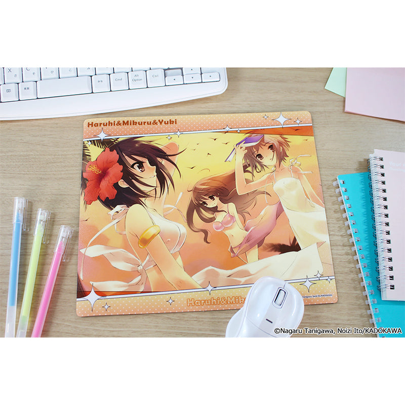 涼宮ハルヒシリーズ マウスパッド ハルヒ&みくる&有希【予約商品】