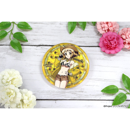 戦姫絶唱シンフォギアXV 描き下ろし キラキラBIG缶バッジ 立花響 カウガールVer.【予約商品】