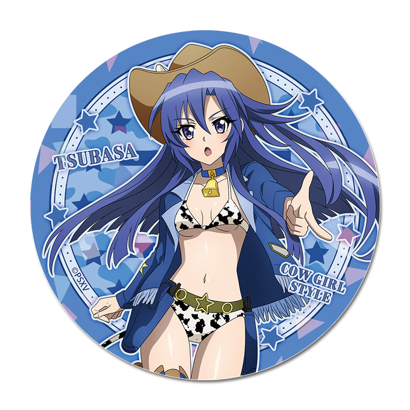 戦姫絶唱シンフォギアXV 描き下ろし キラキラBIG缶バッジ 風鳴翼 カウガールVer.【予約商品】