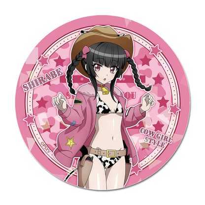 戦姫絶唱シンフォギアXV 描き下ろし キラキラBIG缶バッジ 月読調 カウガールVer.【予約商品】