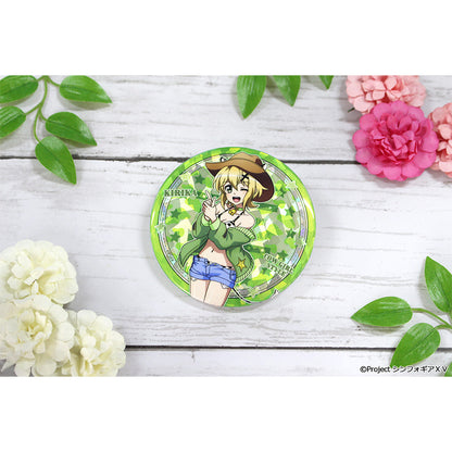 戦姫絶唱シンフォギアXV 描き下ろし キラキラBIG缶バッジ 暁切歌 カウガールVer.【予約商品】