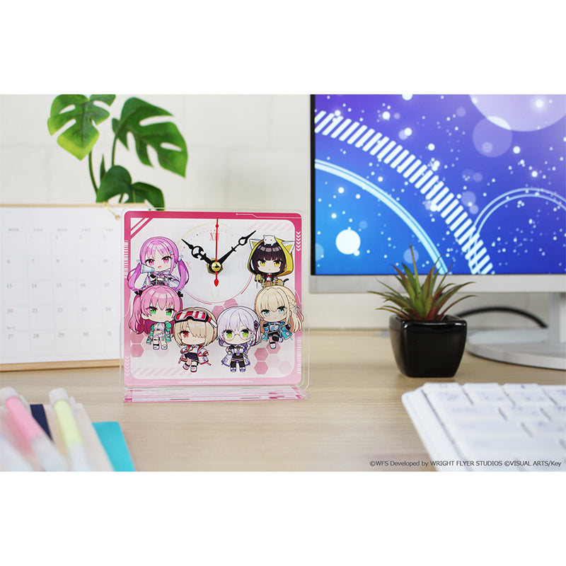 ヘブンバーンズレッド ぷちちょこミニアクリル置時計 サイバーパンクVer.【予約商品】